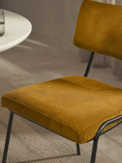 Best Silla tapizada en pana Mats, 2 uds. Sillas