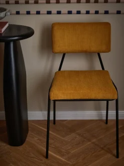 Best Silla tapizada en pana Mats, 2 uds. Sillas