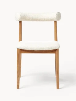 Outlet Silla tapizada en tejido bouclé Diego Sillas