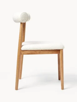 Outlet Silla tapizada en tejido bouclé Diego Sillas