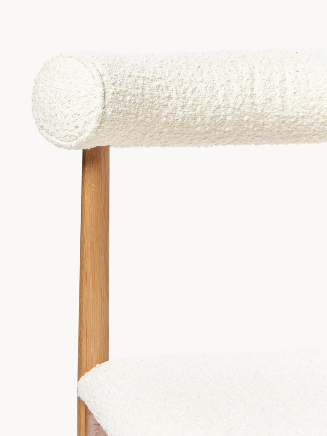 Outlet Silla tapizada en tejido bouclé Diego Sillas