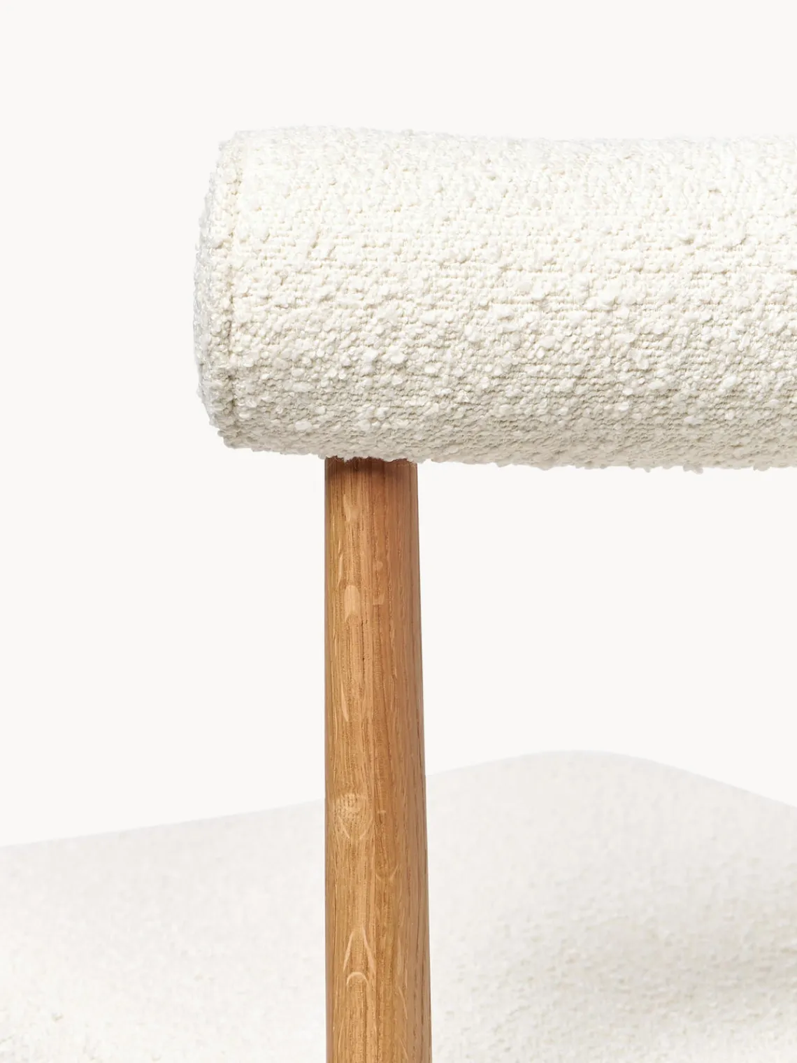 Outlet Silla tapizada en tejido bouclé Diego Sillas