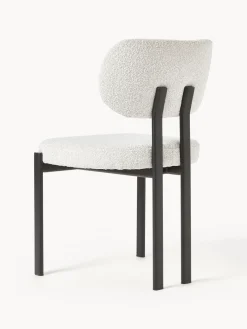 Discount Silla tapizada en tejido bouclé Adrien Sillas