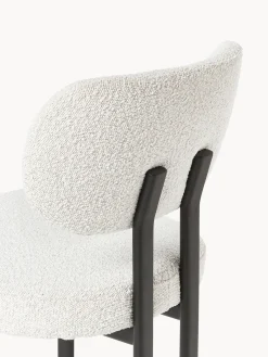 Discount Silla tapizada en tejido bouclé Adrien Sillas