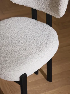 Discount Silla tapizada en tejido bouclé Adrien Sillas