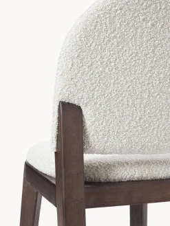 Discount Silla tapizada en tejido bouclé Neelia Sillas