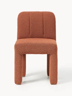 Sillas></noscript>Westwing Collection Silla tapizada en tejido bouclé Lukas Bouclé terracota
