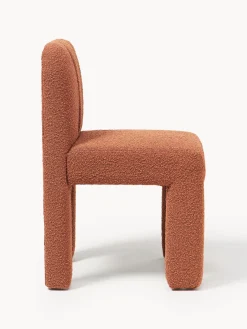 Sillas></noscript>Westwing Collection Silla tapizada en tejido bouclé Lukas Bouclé terracota