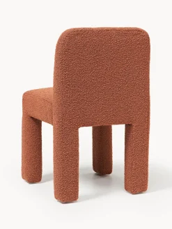 Sillas></noscript>Westwing Collection Silla tapizada en tejido bouclé Lukas Bouclé terracota