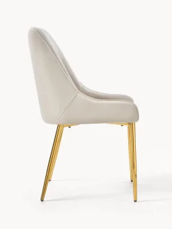 Silla tapizada en terciopelo Ava Sillas