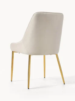 Silla tapizada en terciopelo Ava Sillas