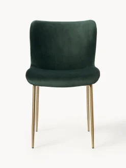 Online Silla tapizada en terciopelo Tess Sillas