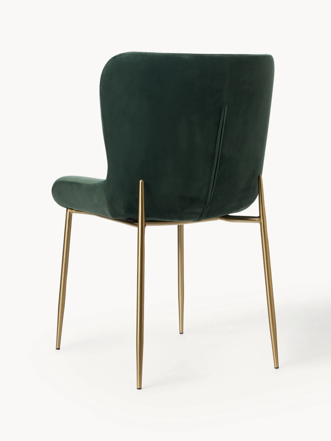 Online Silla tapizada en terciopelo Tess Sillas