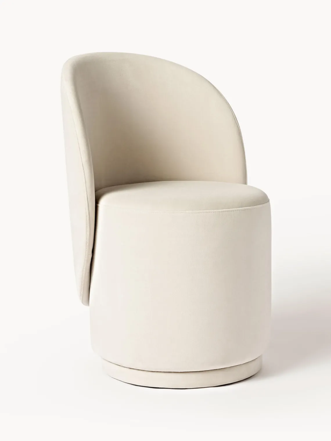 Online Silla tapizada en terciopelo Zeyno Sillas