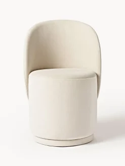 Online Silla tapizada en terciopelo Zeyno Sillas