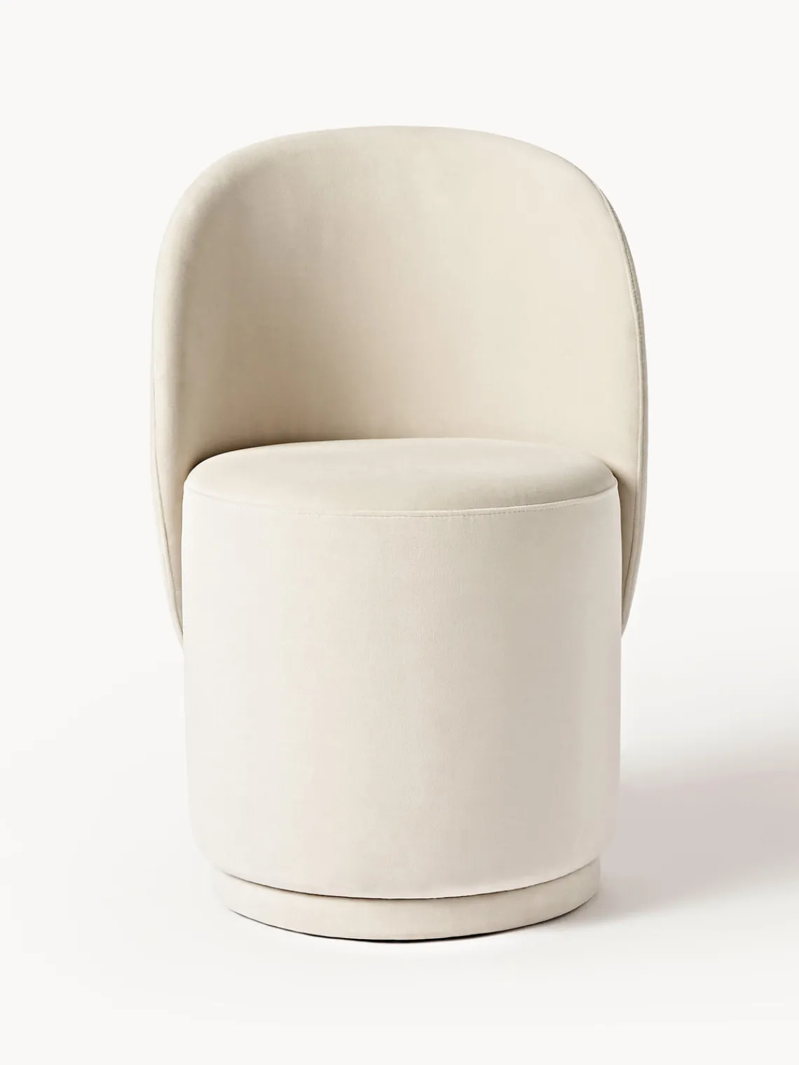 Online Silla tapizada en terciopelo Zeyno Sillas