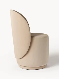Silla tapizada en terciopelo Zeyno Sillas