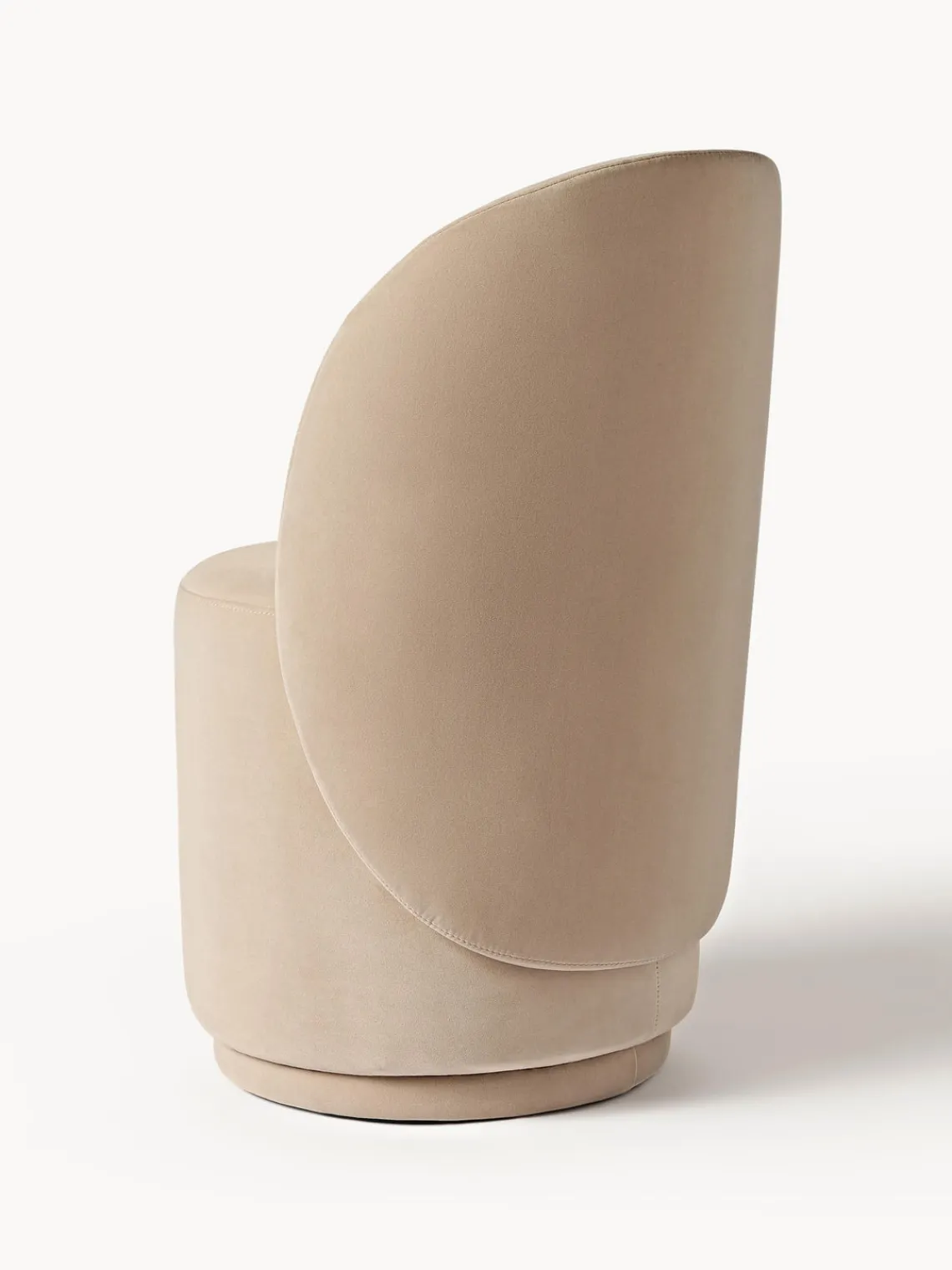 Silla tapizada en terciopelo Zeyno Sillas