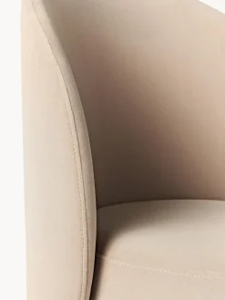 Silla tapizada en terciopelo Zeyno Sillas