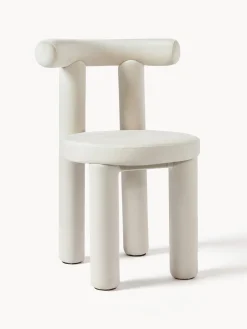 Sale Silla tapizada en terciopelo Calan Sillas