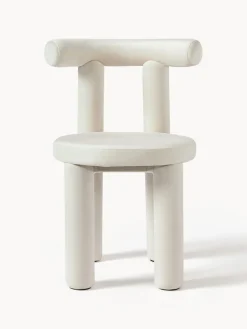 Sale Silla tapizada en terciopelo Calan Sillas