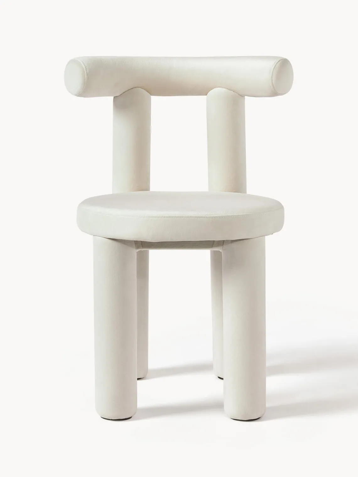 Sale Silla tapizada en terciopelo Calan Sillas