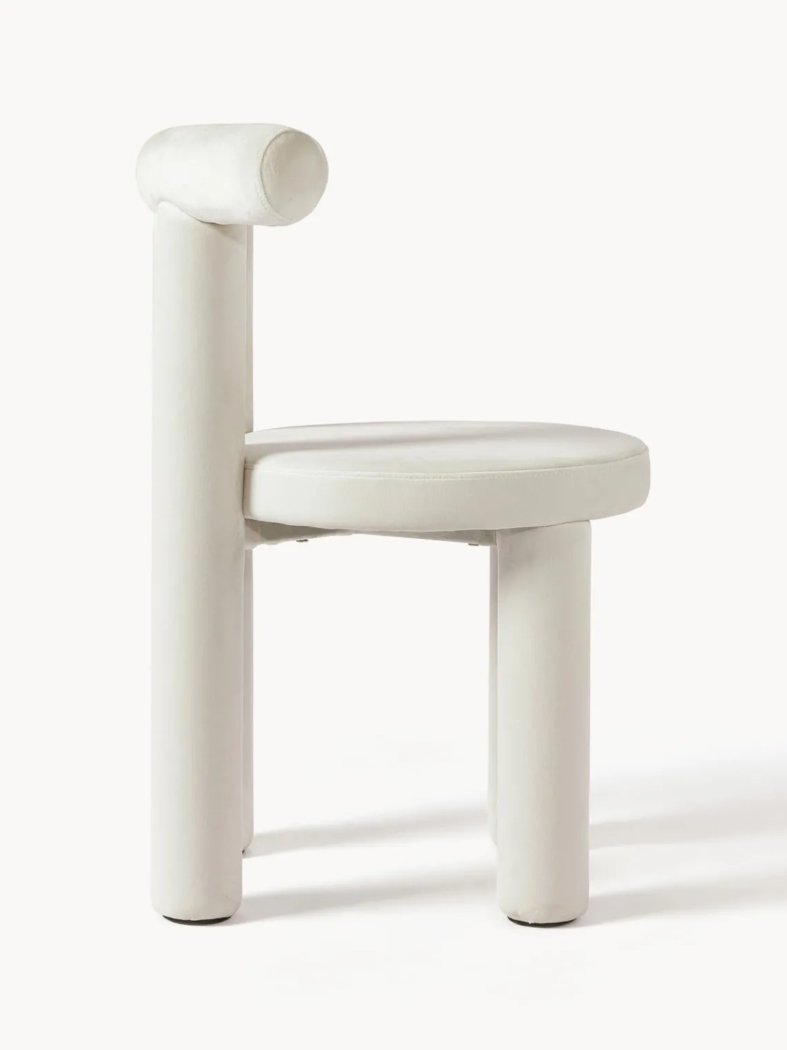 Sale Silla tapizada en terciopelo Calan Sillas