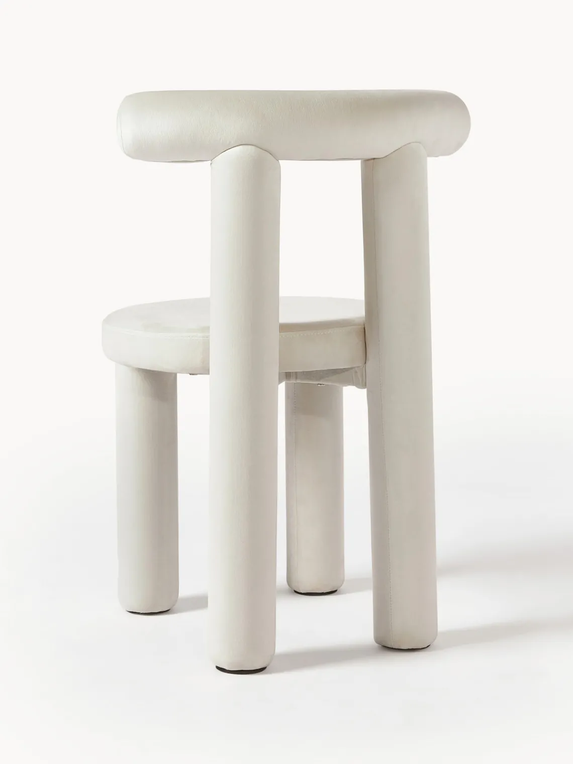 Sale Silla tapizada en terciopelo Calan Sillas