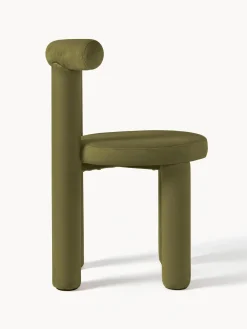 New Silla tapizada en terciopelo Calan Sillas