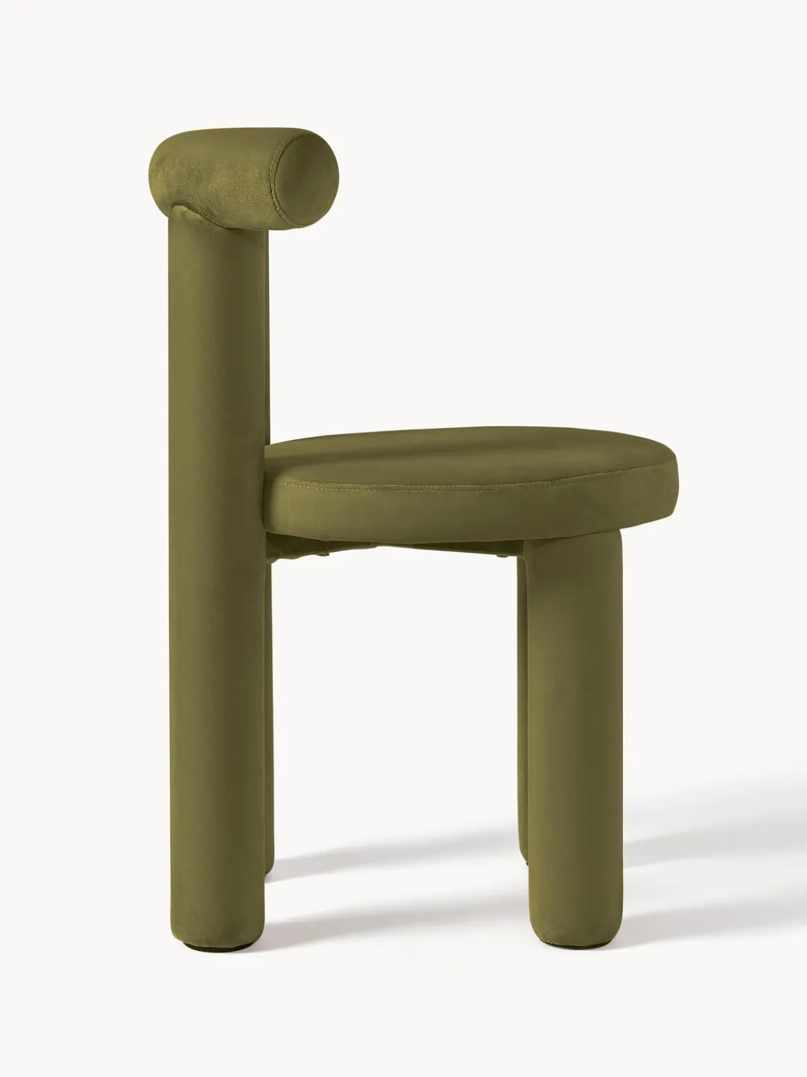 New Silla tapizada en terciopelo Calan Sillas