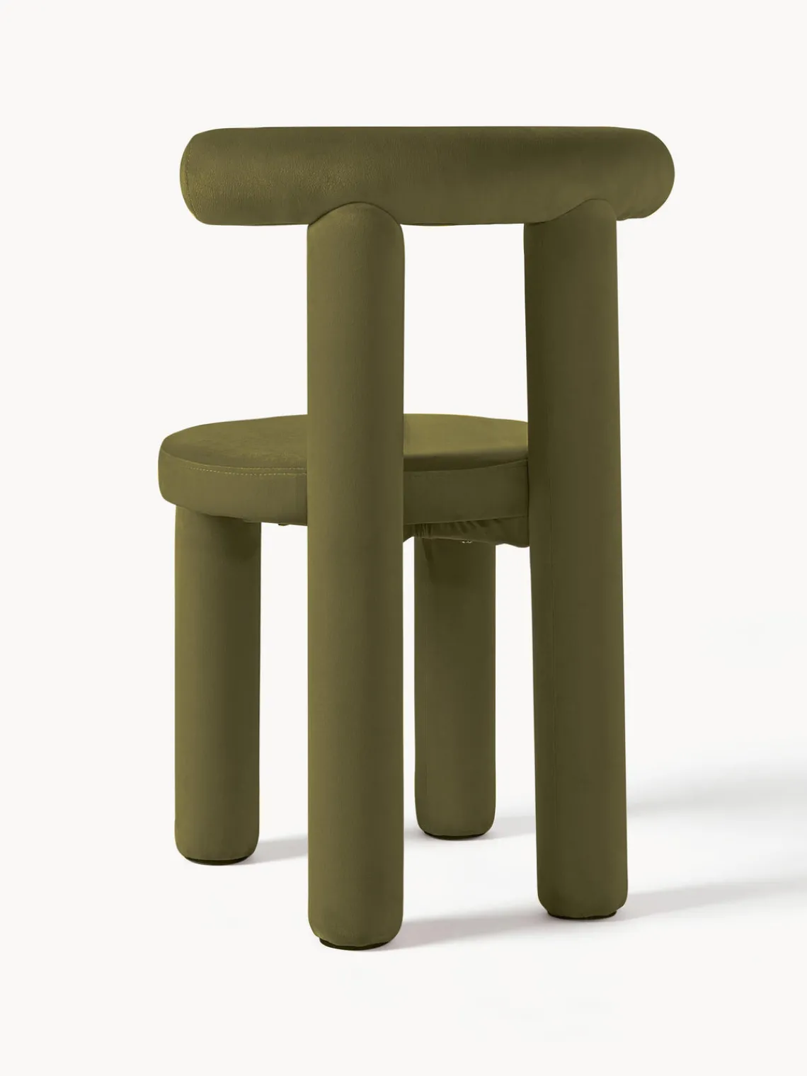 New Silla tapizada en terciopelo Calan Sillas