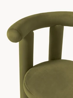 New Silla tapizada en terciopelo Calan Sillas