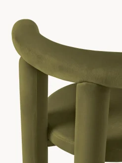 New Silla tapizada en terciopelo Calan Sillas