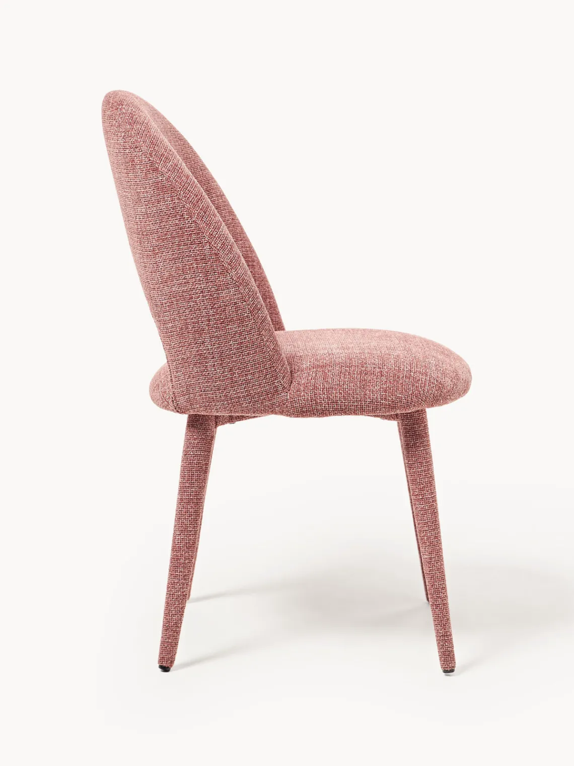 Sillas>Westwing Collection Silla tapizada Rachel Tejido rojo coral, rojo coral