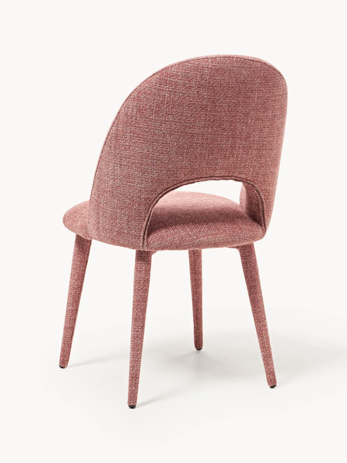 Sillas>Westwing Collection Silla tapizada Rachel Tejido rojo coral, rojo coral