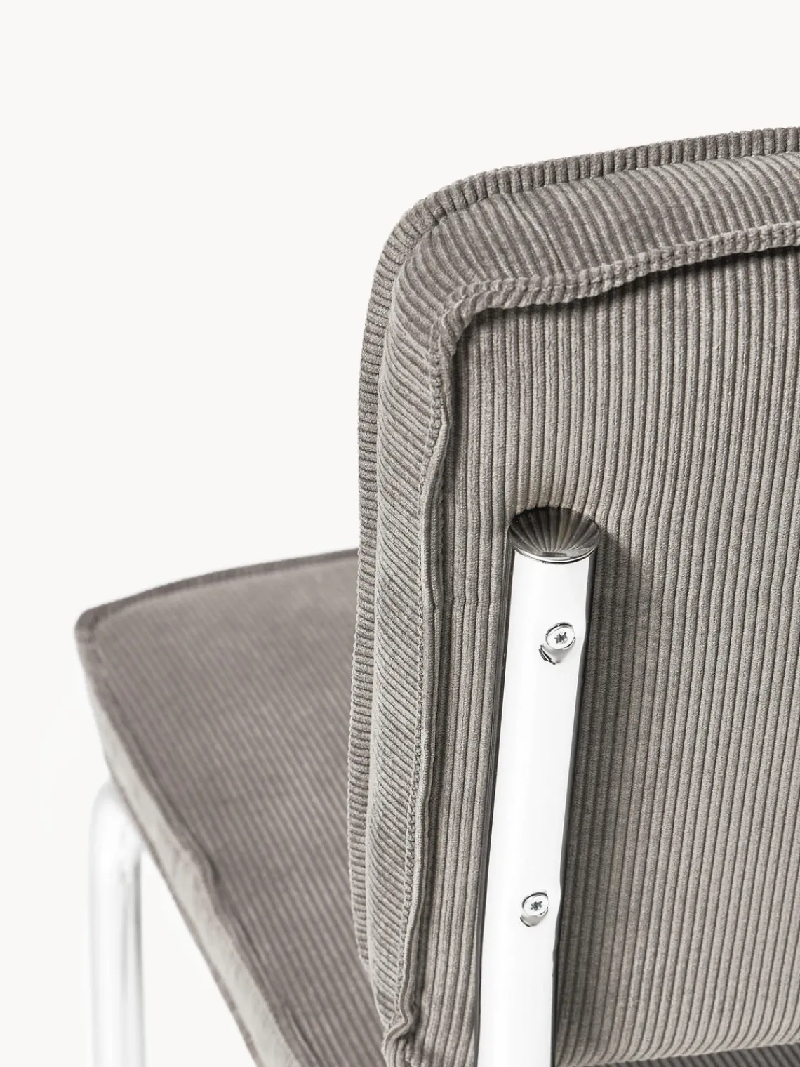 Best Sillas cantilever de pana Kink, 2 uds. Sillas