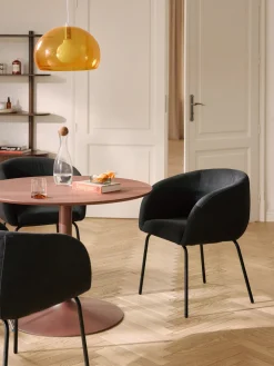 Sillas Con Reposabrazos|Sillas>Westwing Collection Sillas con reposabrazos Alani, 2 uds. Tejido gris antracita, negro