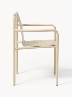 Sillas De Jardín|Sillas De Jardí­N></noscript>Ferm Living Sillas con reposabrazos de jardín Dapple, 2 uds. Beige