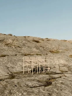 Sillas De Jardín|Sillas De Jardí­N></noscript>Ferm Living Sillas con reposabrazos de jardín Dapple, 2 uds. Beige