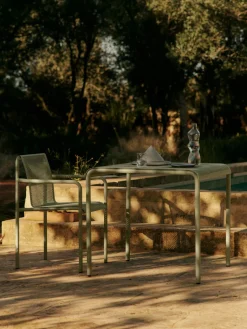 Sillas De Jardín|Sillas De Jardí­N>Ferm Living Sillas con reposabrazos de jardín Dapple, 2 uds. Verde salvia