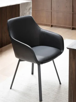 Sale Sillas con reposabrazos giratorias Alison, 2 uds. Sillas Con Reposabrazos|Sillas