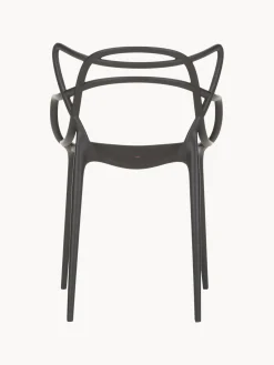 Sillas De Jardín|Sillas Con Reposabrazos></noscript>Kartell Sillas con reposabrazos Masters, 2 uds. Negro