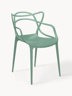 Sillas De Jardín|Sillas Con Reposabrazos>Kartell Sillas con reposabrazos Masters, 2 uds. Verde salvia