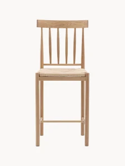 Taburetes Altos|Sillas De Madera> Sillas de bar artesanales de madera de roble Eton, 2 uds.