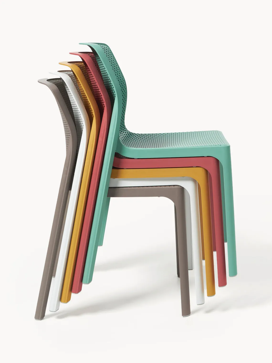 Sillas De Jardín|Sillas De JardíN>Nardi Sillas de jardín apilables Bit, 2 uds. Rojo