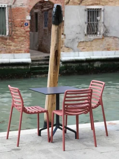 Sillas De Jardín|Sillas De Jardí­N></noscript>Nardi Sillas de jardín apilables Doga, 2 uds. Rojo vino