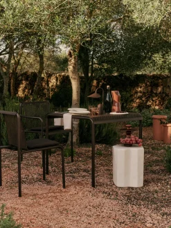 Sillas De Jardín|Sillas De Jardí­N>Ferm Living Sillas de jardín Dapple, 2 uds. Madera oscura