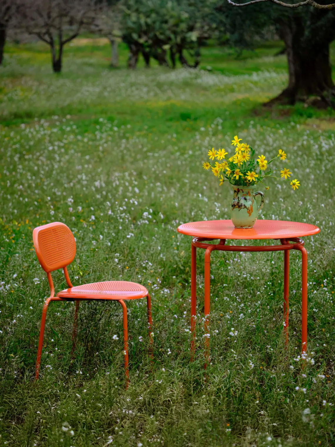 Sillas De Jardín|Sillas De JardíN>Westwing Collection Sillas de jardín Kumi, 2 uds. Naranja