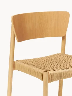 Sillas De Madera|Sillas></noscript>Westwing Collection Sillas de madera y ratán Danny, 2 uds. Madera de haya, beige