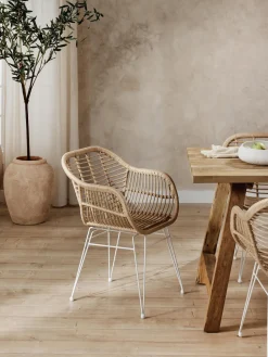 Best Sillas de polirratán con reposabrazos Costa, 2 uds. Sillas De Jardín|Sillas De Jardí­N